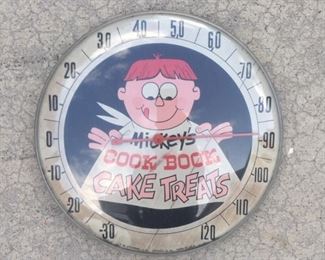 1960's Mickey's Cook Book Cake Treats Thermometer(12" Diameter)