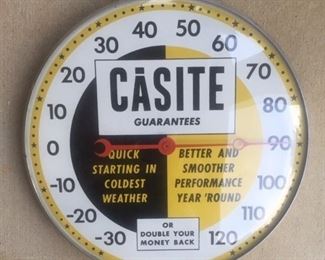 1950's Casite Oil Thermometer(12" Diameter)