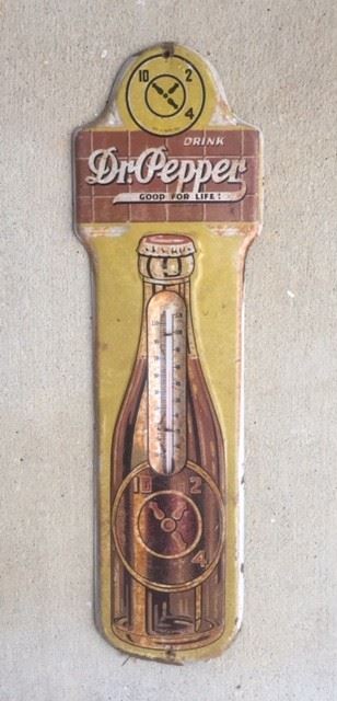 1930's Dr. Pepper Thermometer(16"x6")