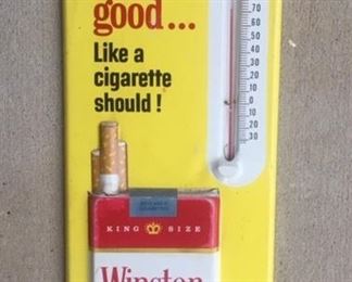 Winston Tastes Good Embossed Thermometer