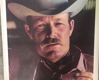 1960's Marlboro Man "Profile Face" Paper Sign(24"x19") 