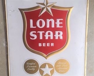 Lone Star Beer Tin Sign(20"x16")