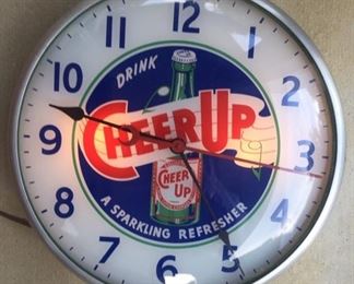 1948 Cheer Up Clock by Deluxe Advertising