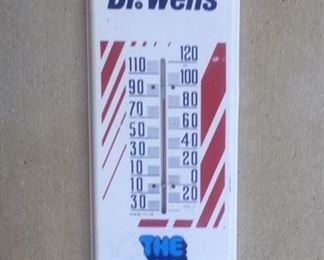 1960's Dr. Wells "The Cooler Doctor" Thermometer(15"x6")