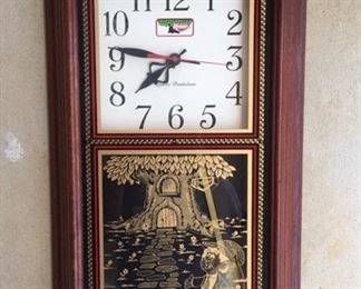 1995 Keebler Pendulum Clock(24"x14")
