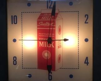 1960's Sealtest Milk Pam Clock(15"x15")