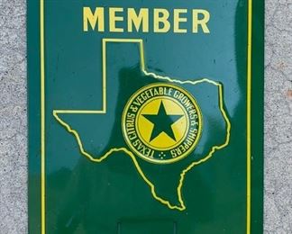 Member Texas Citrus & Vegetable Growers & Shippers Sign
