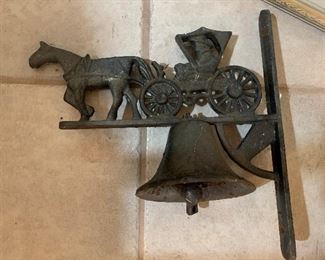 Super Cool Antique Iron Bell Ringer