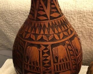 African hand carved gord