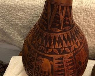 African hand carved gord