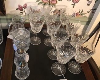 Waterford crystal wine glasses