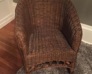 Child’s wicker chair