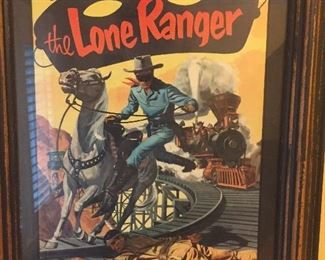 Framed Lone Ranger comic