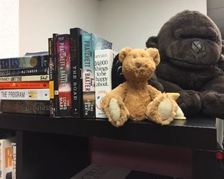Books, stuffed animals