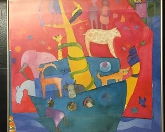 Large framed Sylvia Edwards print
