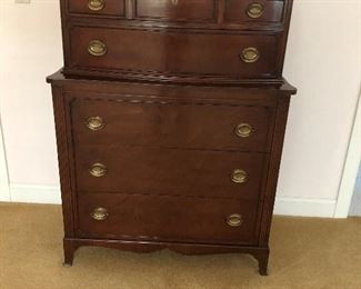 Dresser on dresser.  Excellent condition for its age.