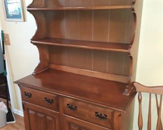 Dining room Hutch 43 in wide, 19 in deep, 70 inches high