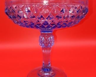 Blue art glass