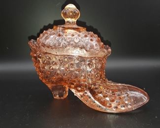 Collectible glass shoes