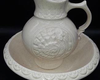Basin and pitcher