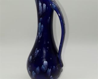 Blue ceramic decor