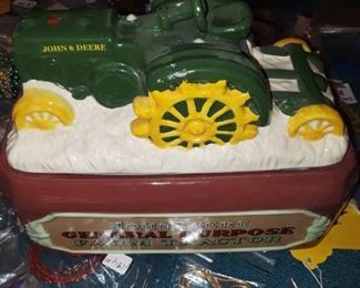 John Deere cookie jar