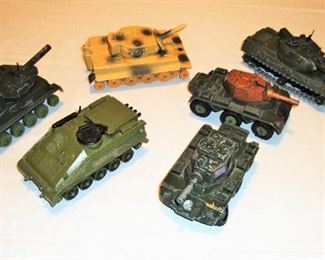 DINKY, SOLIDO & CRESCENT TANKS - "ENGLAND & BRITIAN"