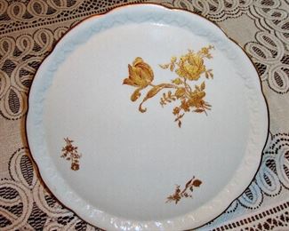 LIMOGES PEDESTAL CAKE/DESSERT PLATE