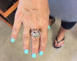 Samuel Benham Ring 18k and sterling