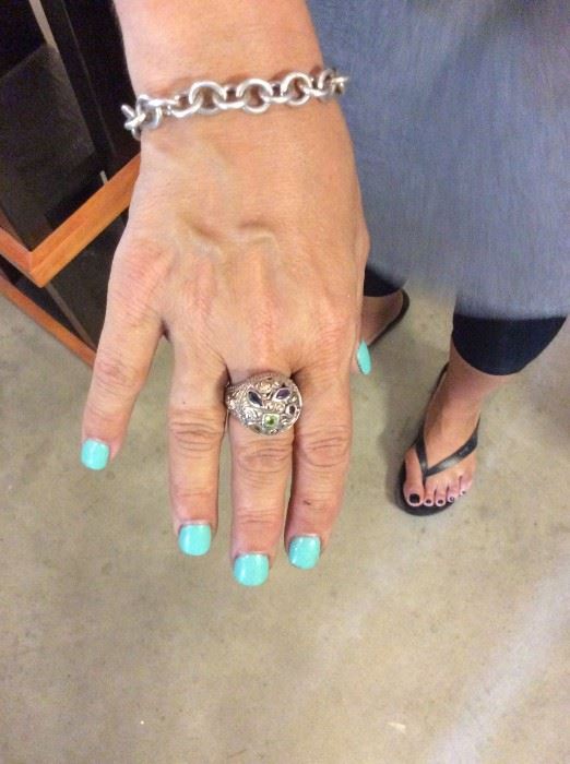 Samuel Benham Ring 18k and sterling