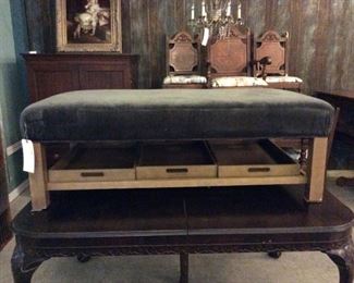 great ottoman with drawers