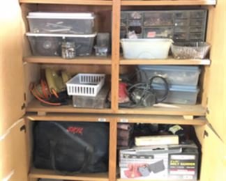 hand tools, power tools, hardware, building parts