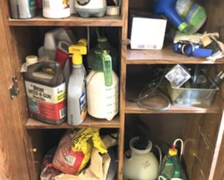 garden stuff, sprayers, and more