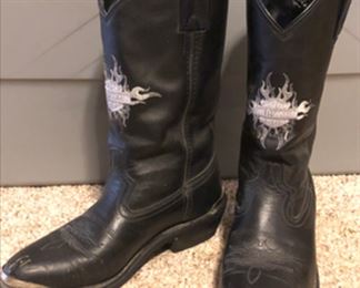 Women's Harley Davidson leather boots - size 7.5