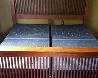 King Size Mission Style Bed Frame - Select Comfort Sleep Number Eastern King Foundation Modular Base sold separately