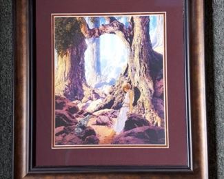 Framed Maxfield Parrish The Enchanted Prince