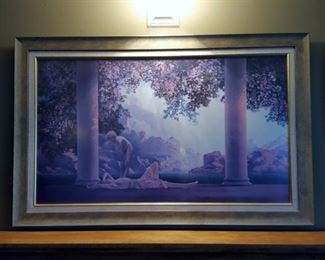 Framed Daybreak Maxfield Parrish