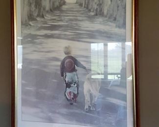 Shady Lane by Gail Goodwin framed poster