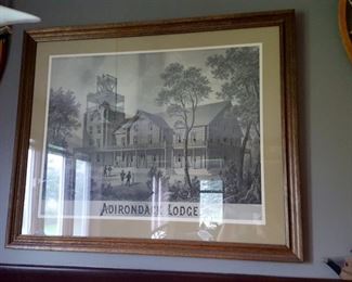 Adirondack Lodge framed