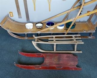 Antique sleds