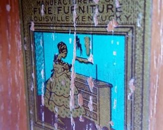 Willett maple table w/ drawer