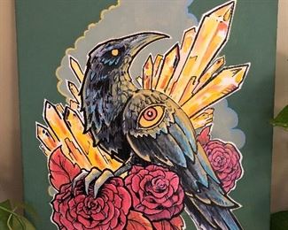 Original - local artist Matt Miller-
“ Harbinger “