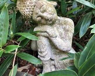 Cement outdoor Buddha- 
so Zen!! 