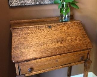 Vintage oak desk 
