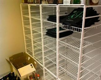 Shelving units will be sold