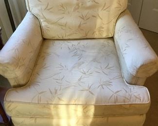 UPHOLSTERED CHAIR BY CENTURY (2)