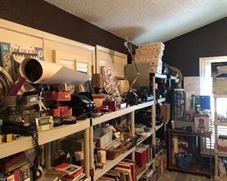 office room walls and walls of items