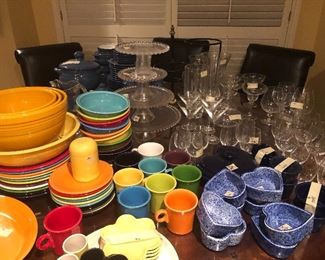 fiesta and large amount of Chantel items SOLD SOME HAVE SOME