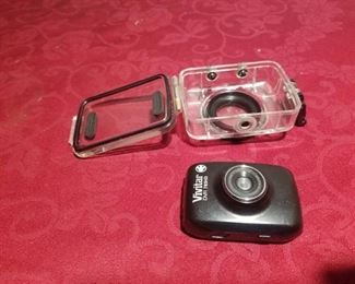 Vivitar Go Pro Style Camera with Case