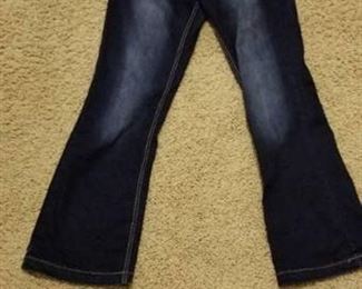 Boot Cut Embellished Denim Jeans Size 7/8